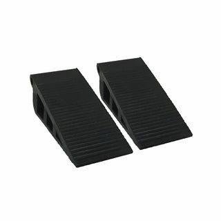 Adoored Medium White Rubber Door Wedge - 2 Pack - White