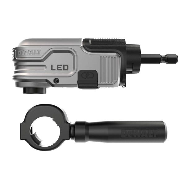 DeWALT 1/4" Right Angle HEX Impact LED Attachment DTLRA-QZ