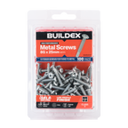 Buildex 8G x 25mm Class 3 Sheet Metal Screws - 100 Pack - Image 1 of 9