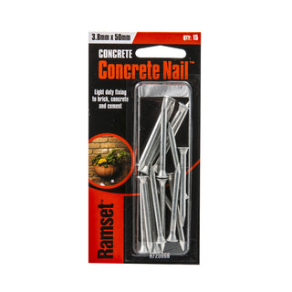 Ramset 3.8 x 50mm Concrete Nail - 15 Pack