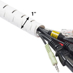 D-Line 25mm x 2.5m White Cable Zipper - Image 2 of 4