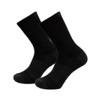 Tradie Men's Black Ribbed Cotton 3 Pack Crew Socks - Size 7-10 - Image 3 of 15