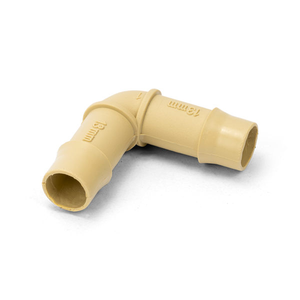 Holman 13mm Beige Poly Irrigation Barbed Elbow