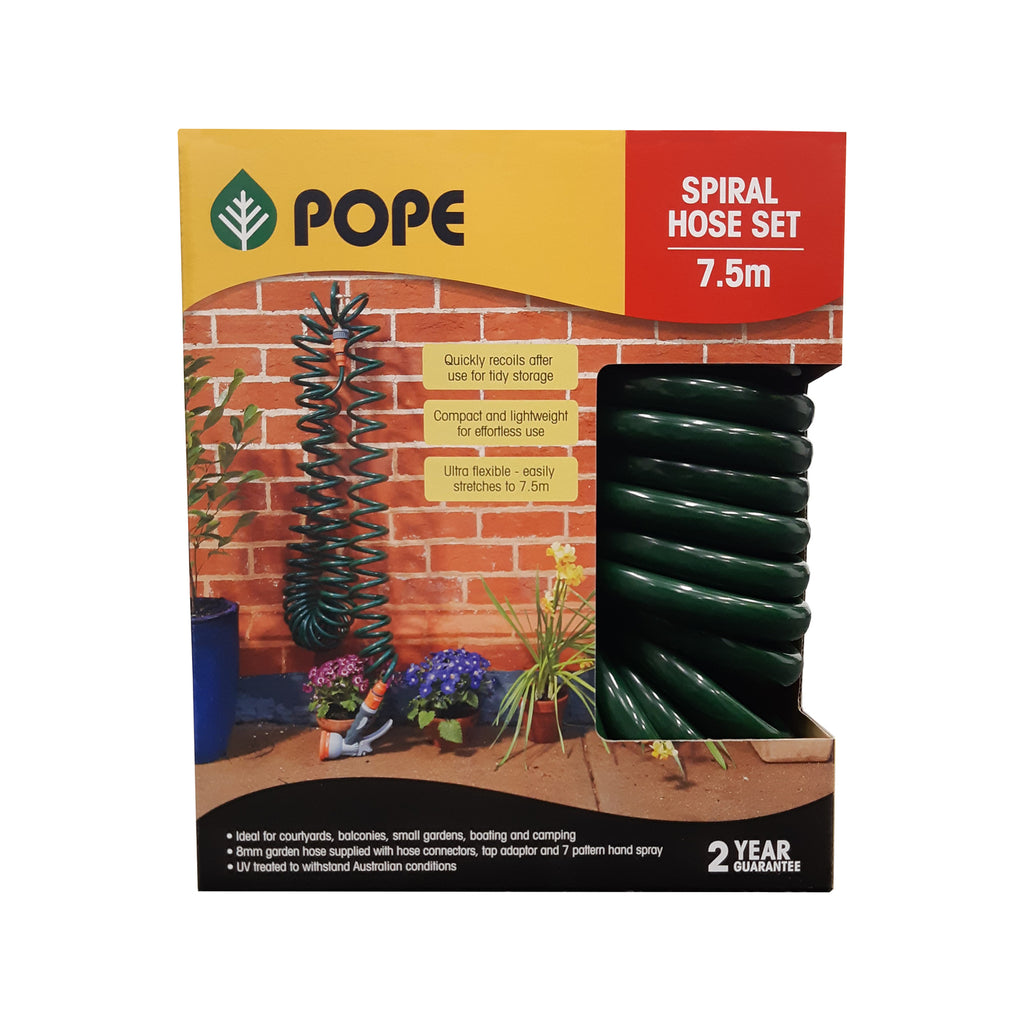Pope 8mm x 7.5m Spiral Hose Set - Image 2 of 6