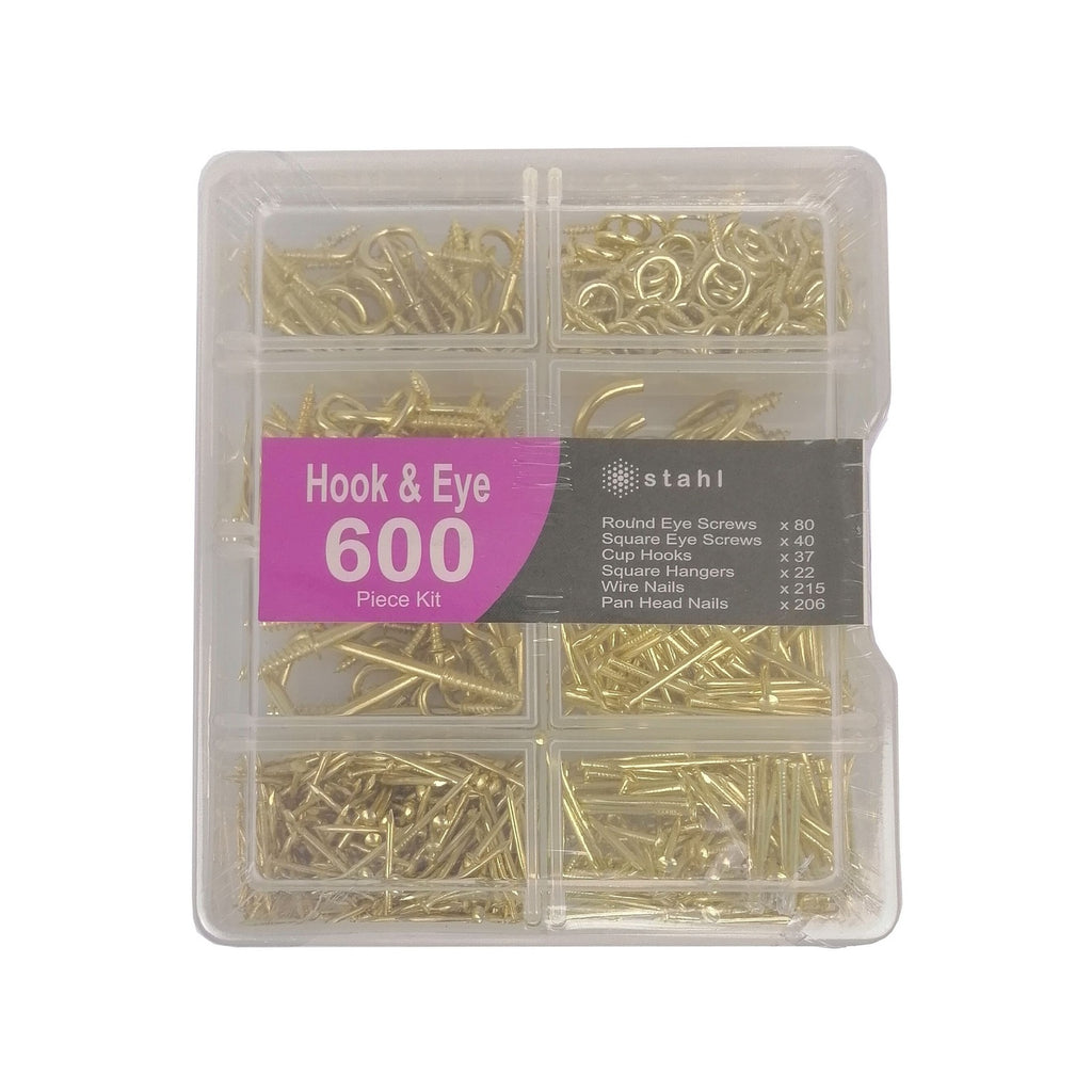 Stahl 600 Piece Assorted Hook And Eyescrew Kit - Image 1 of 4