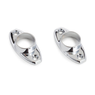 Sandleford 19mm Chrome Oval Flange - 2 Pack