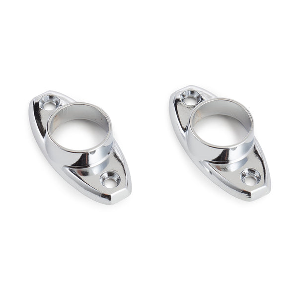 Sandleford 19mm Chrome Oval Flange - 2 Pack