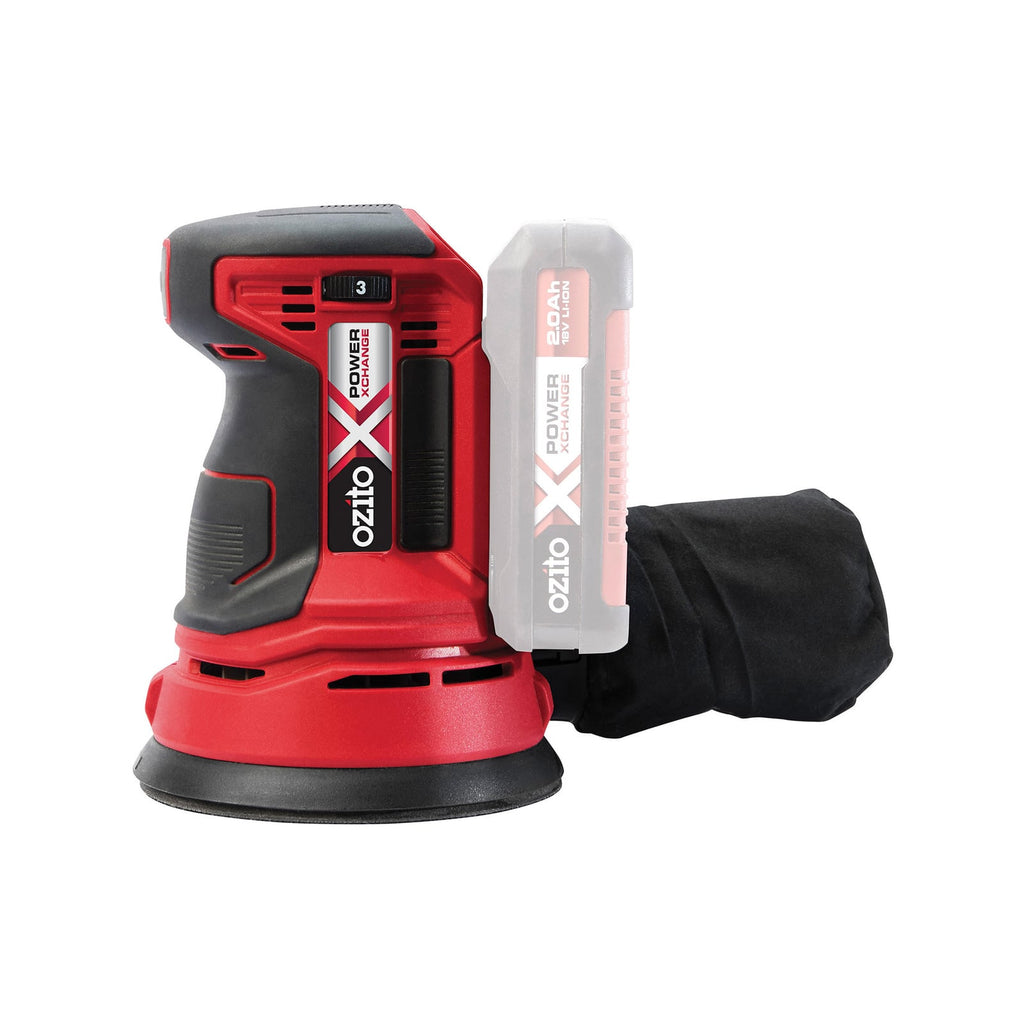 Ozito PXC 18V Cordless 125mm Random Orbital Sander PXROS-125 - Skin Only - Image 2 of 7