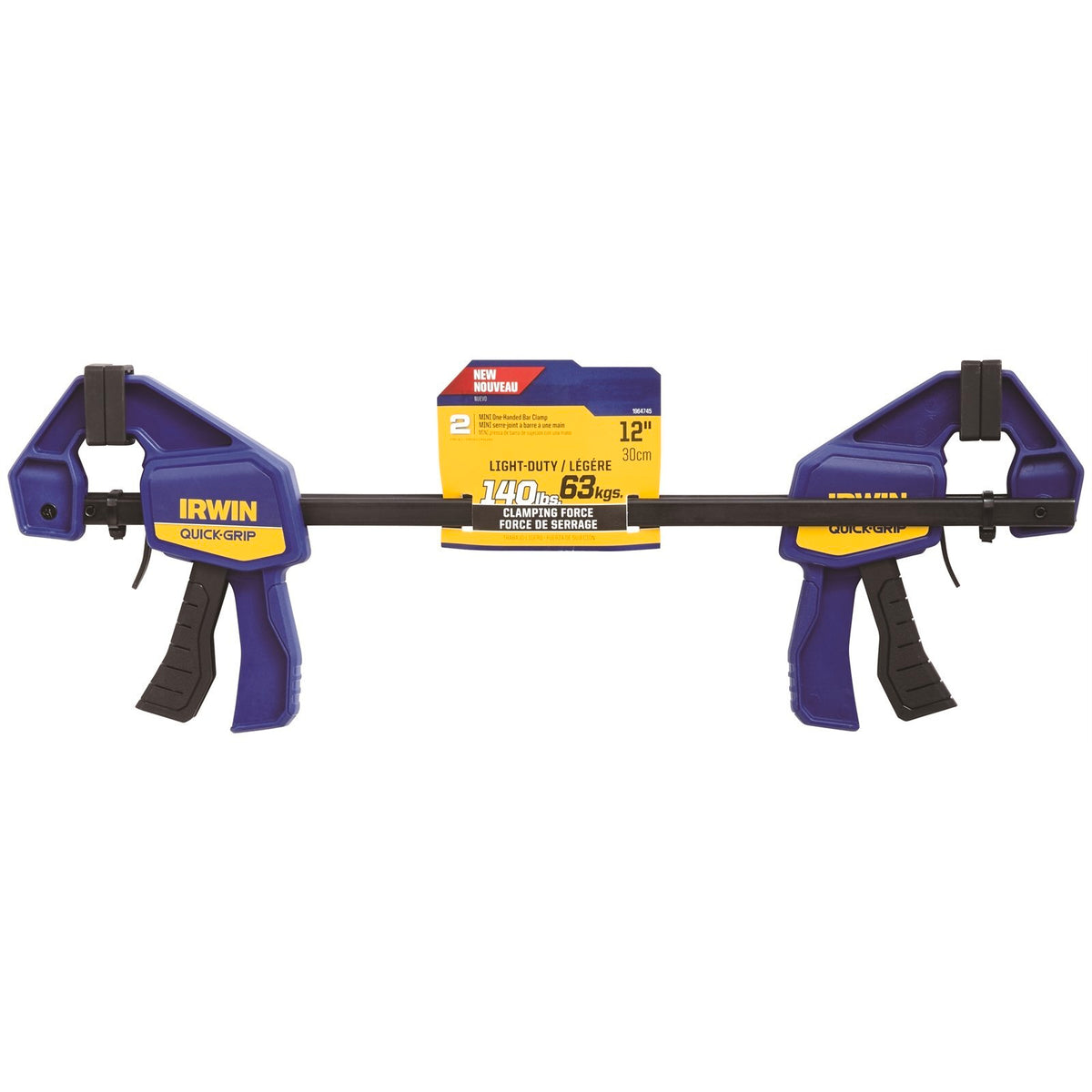 IRWIN 300mm Quick Grip Mini Clamp - 2 Pack - Image 1 of 1