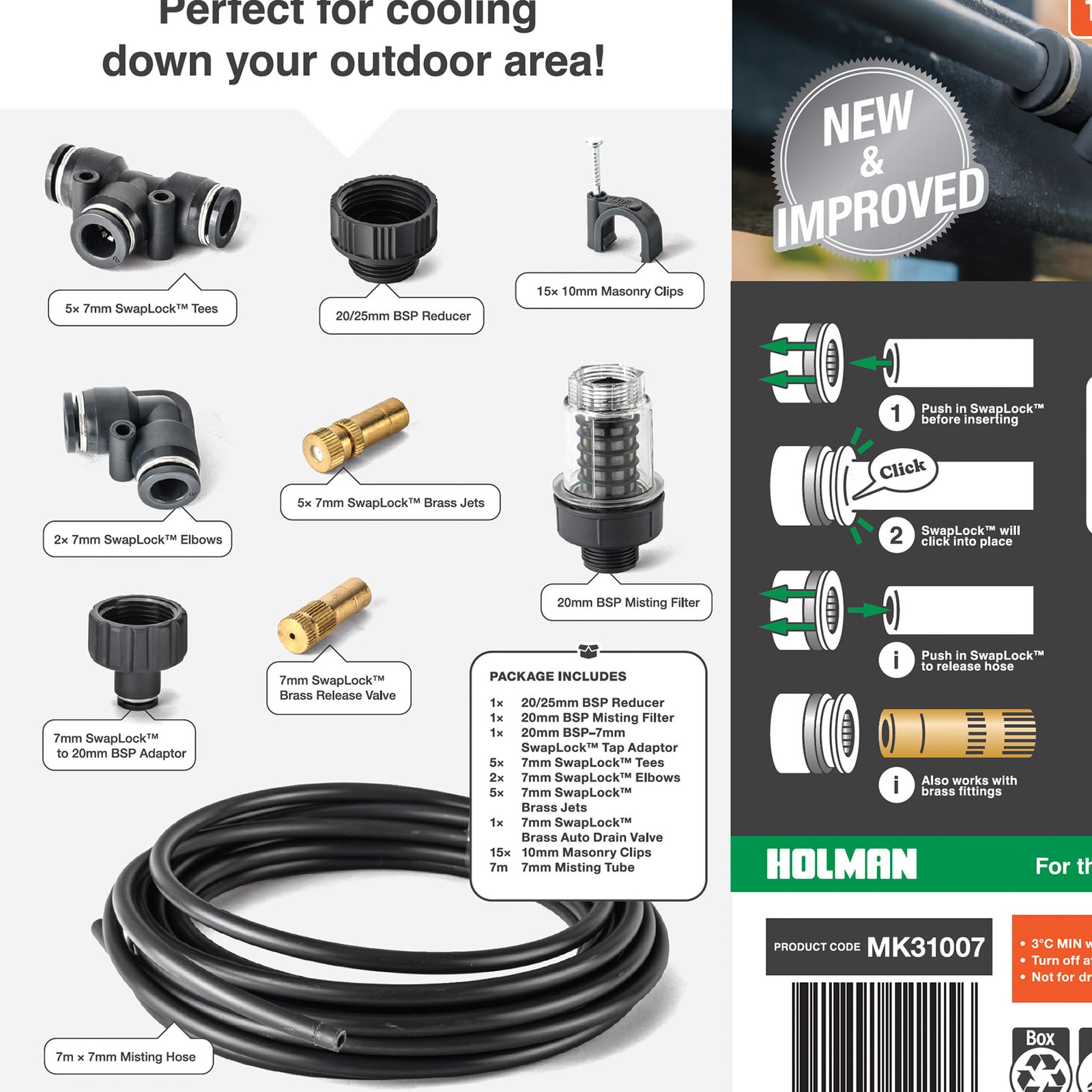 Holman 7m Misting Kit With SwapLock Fittings - Image 2 of 6