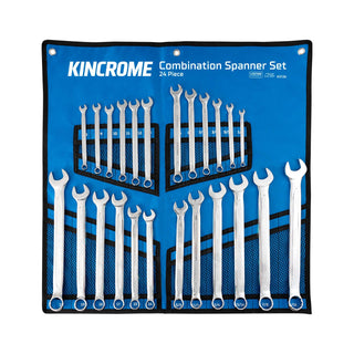 Kincrome 24 Piece Metric And Imperial Combination Spanner Set