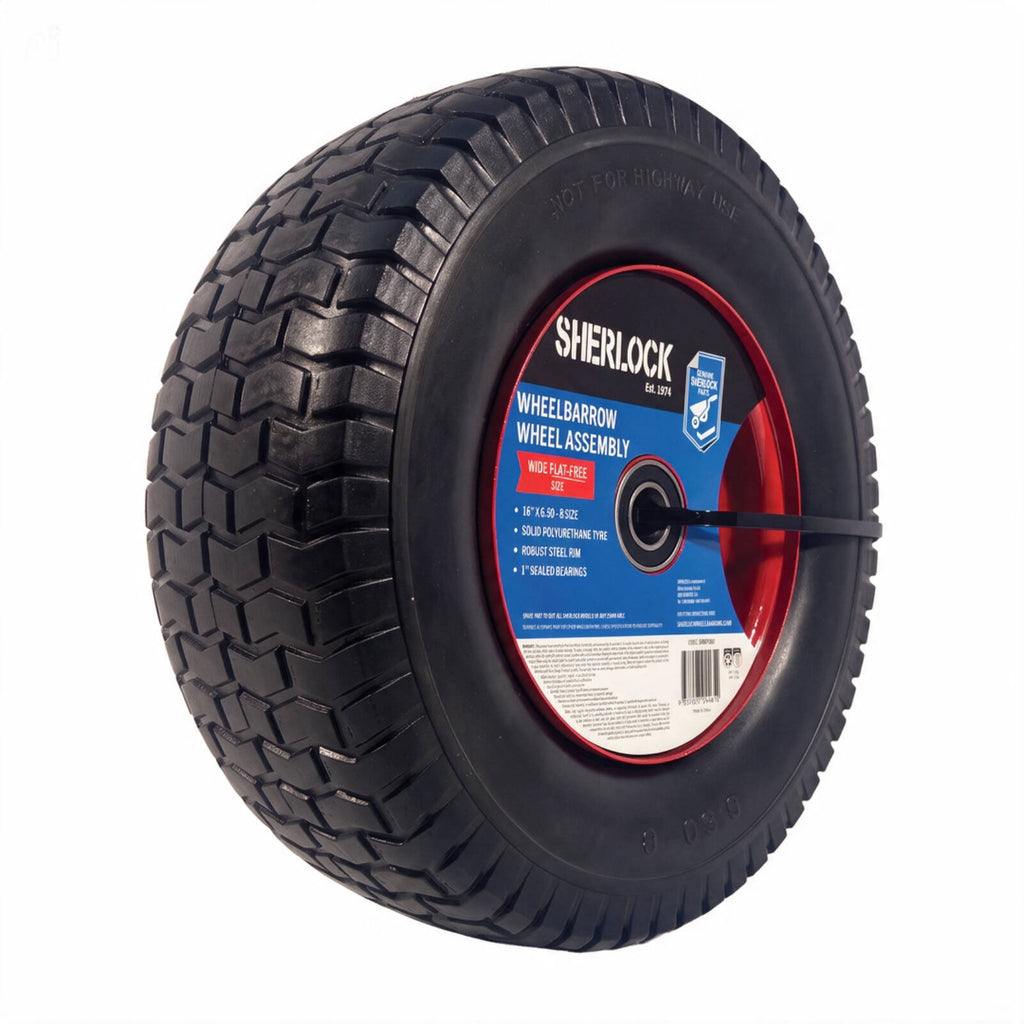 Sherlock 16” Wide Flat-Free Wheelbarrow Wheel - Image 3 of 5