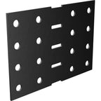 Dunnings 200 x 140 x 3mm Black Heavy Duty Bracket Plate - Image 1 of 2