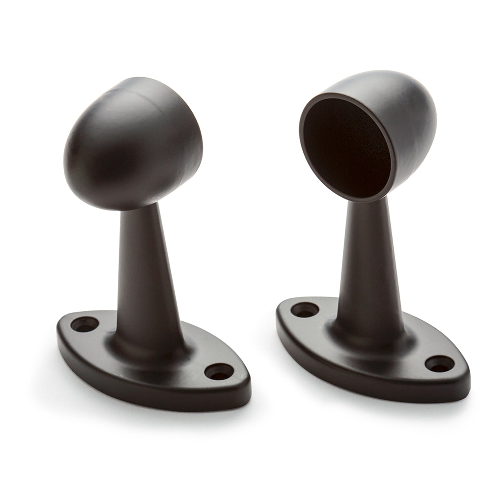 Sandleford 25mm Black Rod Fitting Pillar End - 2 Pack - Image 1 of 1