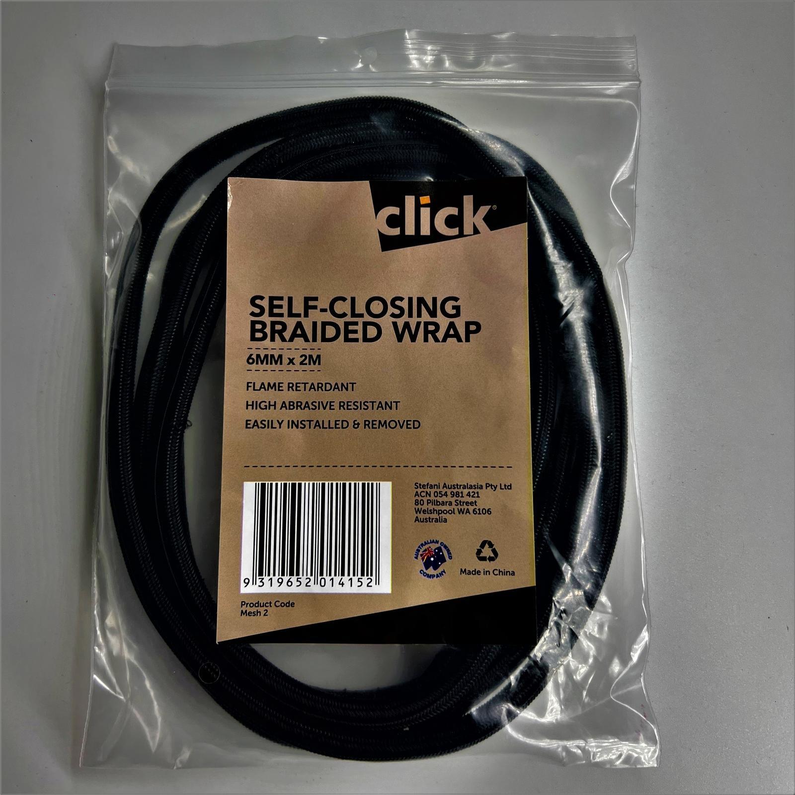 Click 6mm x 2m Braided Wrap Cable Management Sleeve - Image 3 of 4