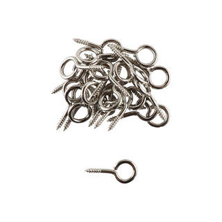 Everhang 7mm Screw Eye Hook - 25 Pack