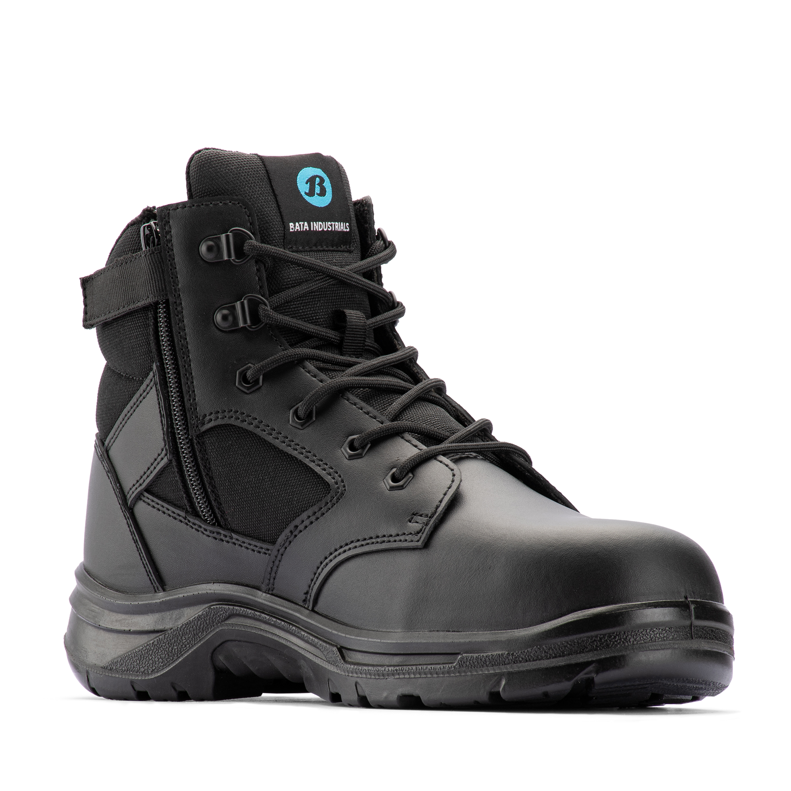 Bata Industrials Men's Black Bobcat Zip Side Safety Boot UK Size 11 - Image 1 of 1