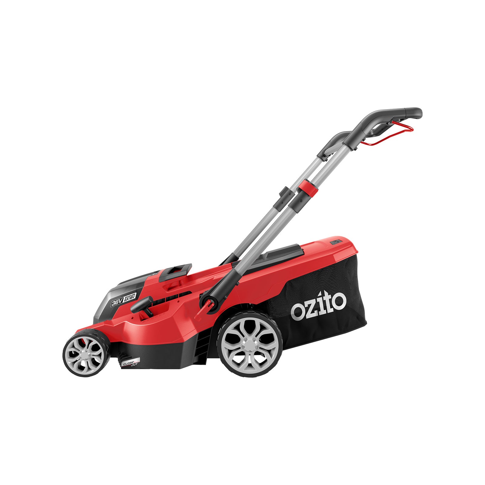 Ozito PXC 36V (2 x 18V) 380mm Brushless Lawn Mower 4.0Ah Kit PXBTMK-2438 - Image 8 of 9