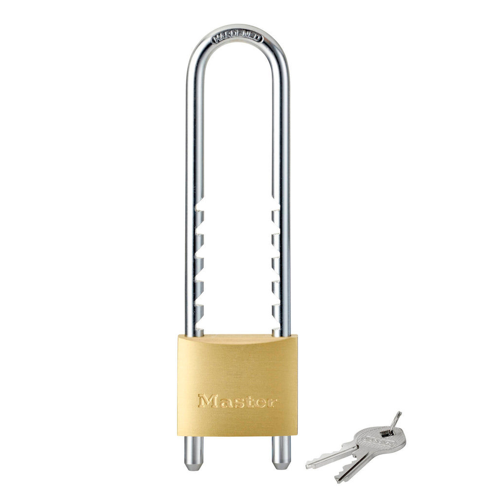 MasterLock 50mm Solid Brass Adjustable Shackle Padlock - Image 1 of 20