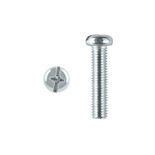 Pinnacle M8 x 50mm Zinc Plated Round Head Bolts And Nuts - 4 Pack