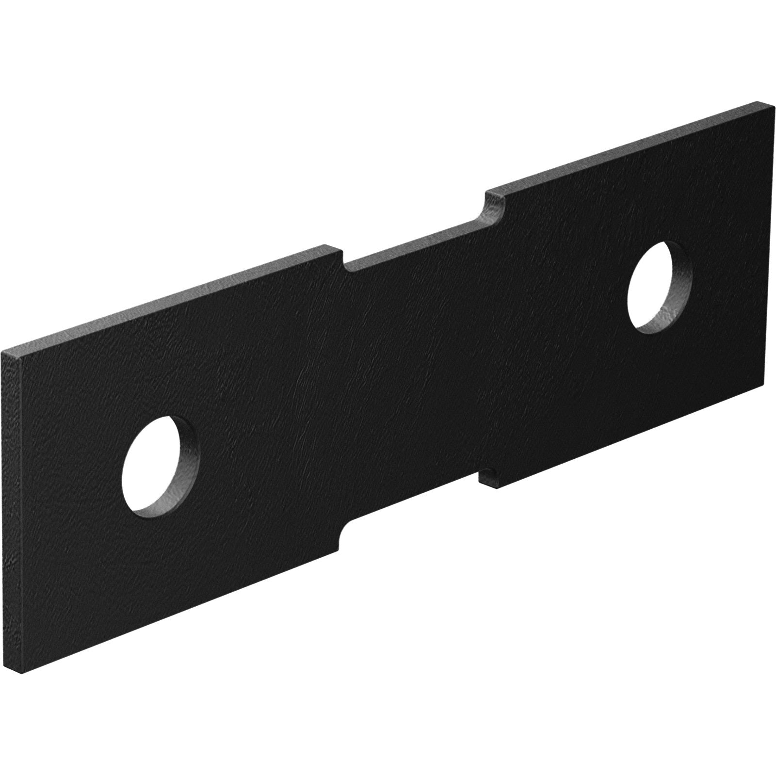 Dunnings 120 x 35 x 3mm Black Heavy Duty Bracket Plate - Image 1 of 1