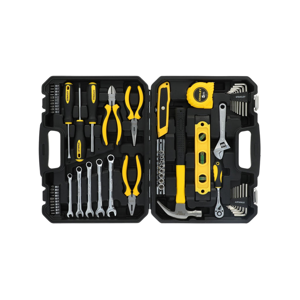 Stanley 61 Piece Mixed Hand Tool Set - Image 1 of 2