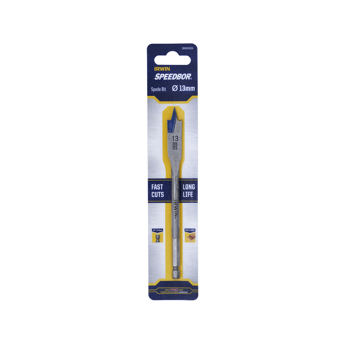 IRWIN 13mm Blue Groove Spade Bit - Image 1 of 2