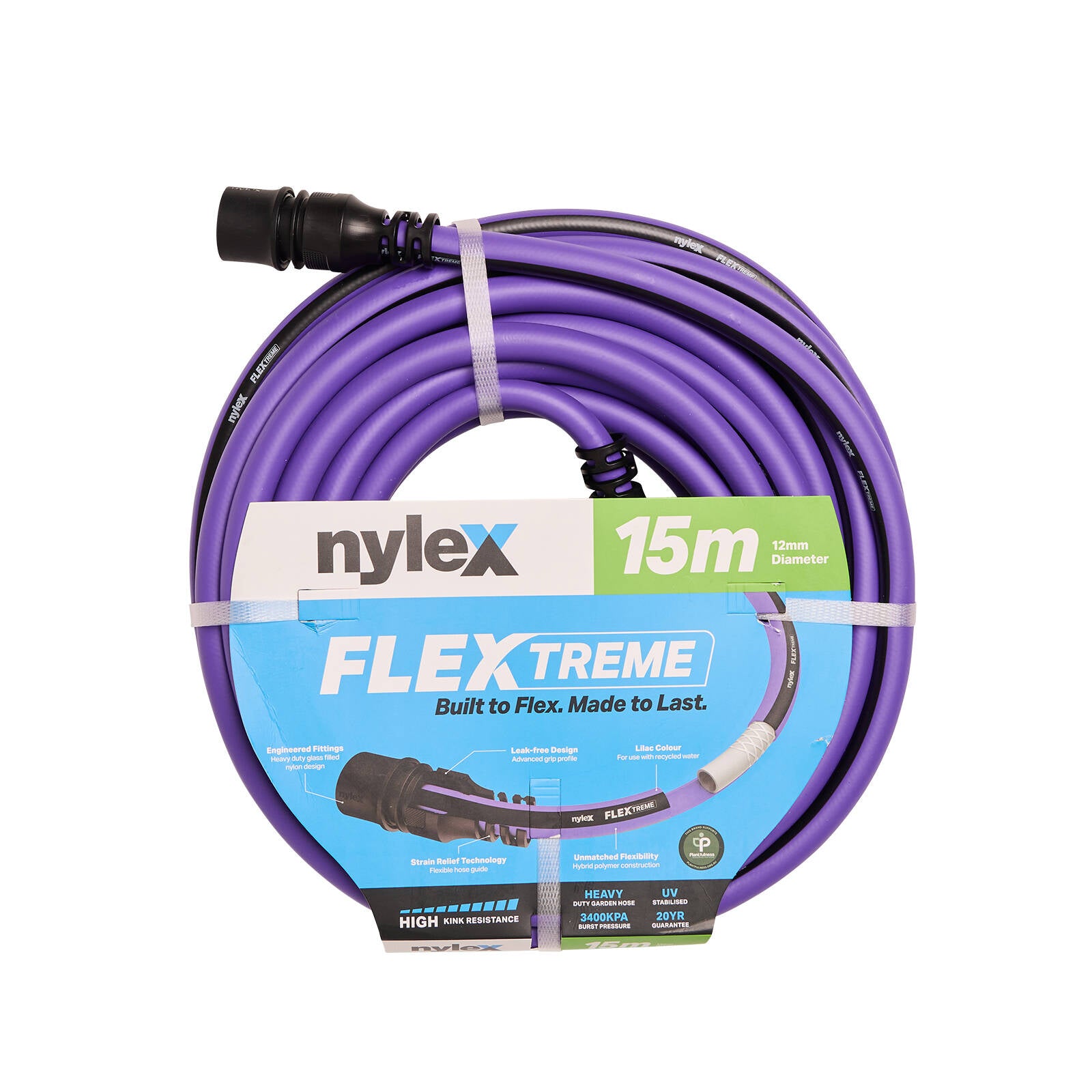Nylex 15m Flextreme Reclaimed Water Garden Hose - Image 1 of 4