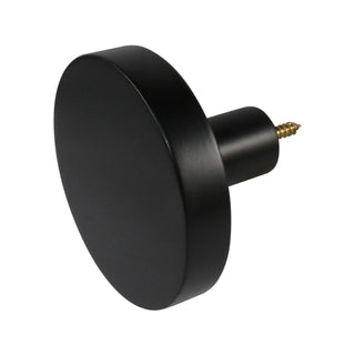 Adoored Black Disk Deco Hook