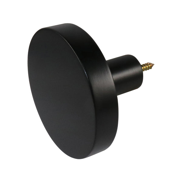 Adoored Black Disk Deco Hook