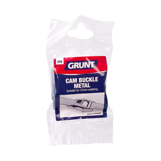 Grunt 25mm Zinc Metal Webbing Cam Buckle - 2 Pack