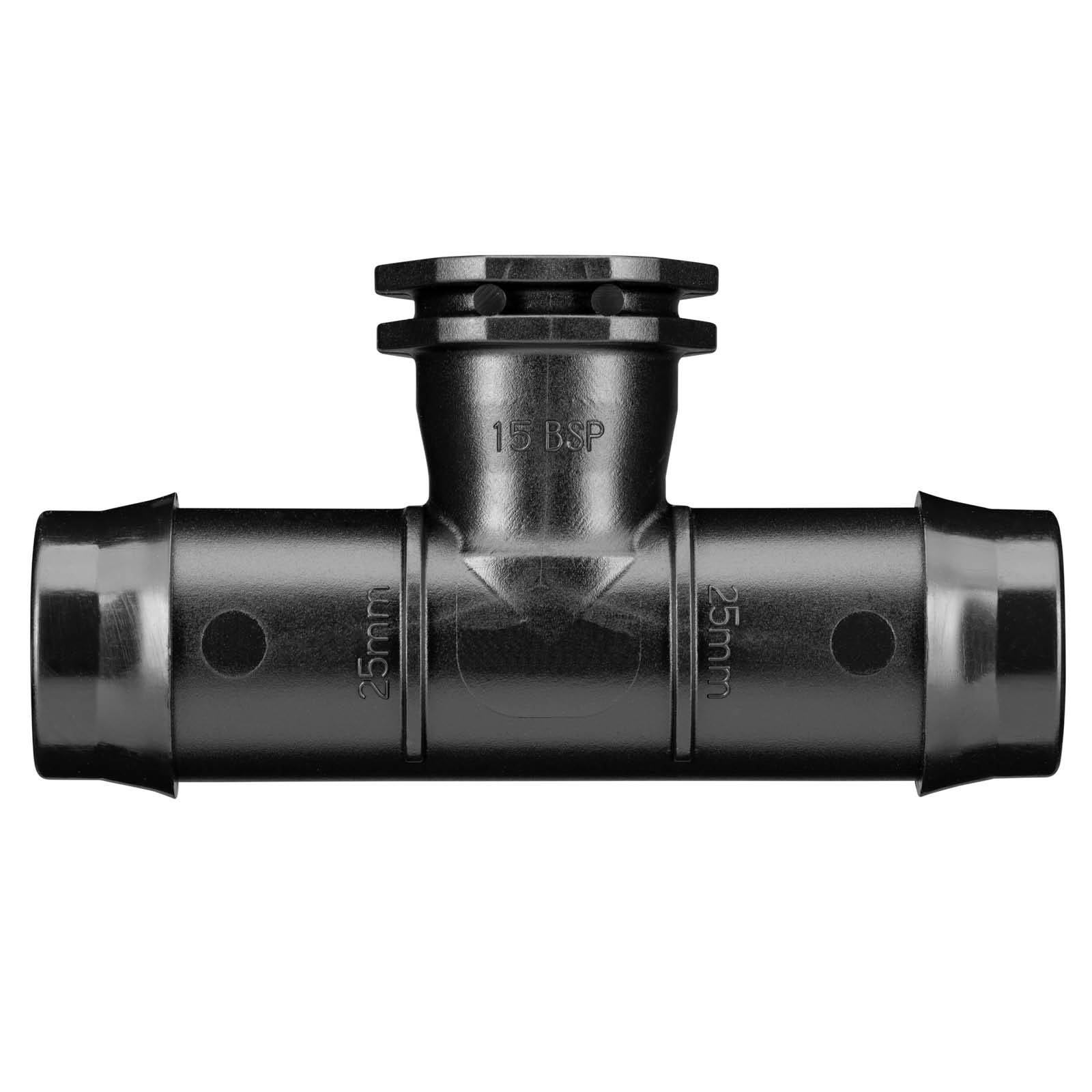Pope 25mm Barbed x 15mm Single BSP Female Threaded Tee - Image 3 of 3
