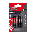 Full Boar TX x 50mm Impact Torsion Bits Set - 6 Pack - Image 1 of 2