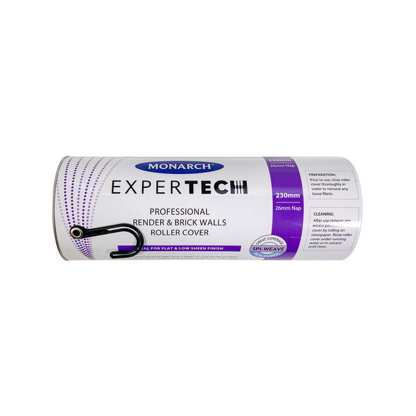 Monarch Expertech 230mm Render And Brick Walls Spi-Weave Roller Cover - 230mm