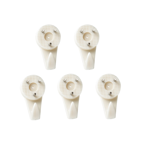 Everhang 4kg Plastic Picture Hanging Utility Hook - 5 Pack